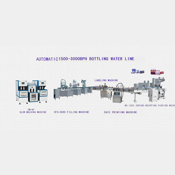 1500-3000BPH mini bottling water line